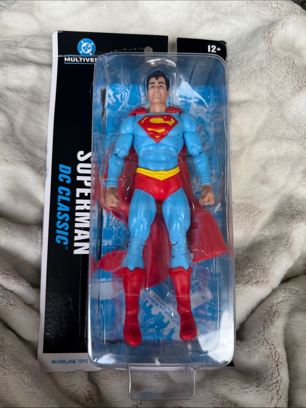 DC Classic Superman Figure - Blue, Red & Yellow Accents